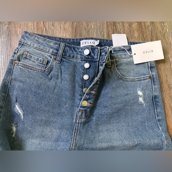 Cello Distressed Skinny Flare Jeans ❤️ - Picture 10 of 10